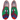 Men's Turkish Kilim Loafer Green with Accents 8 US/41 EU handcrafted by OCELOT MARKET, ethical production, artisan-made, global marketplace