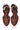 Bounty T-strap Leather Sandals in Vintage Brown by Bali ELF, ethically made handmade artisan footwear from a global marketplace